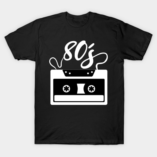 80's Music tape T-Shirt by GVTShirt